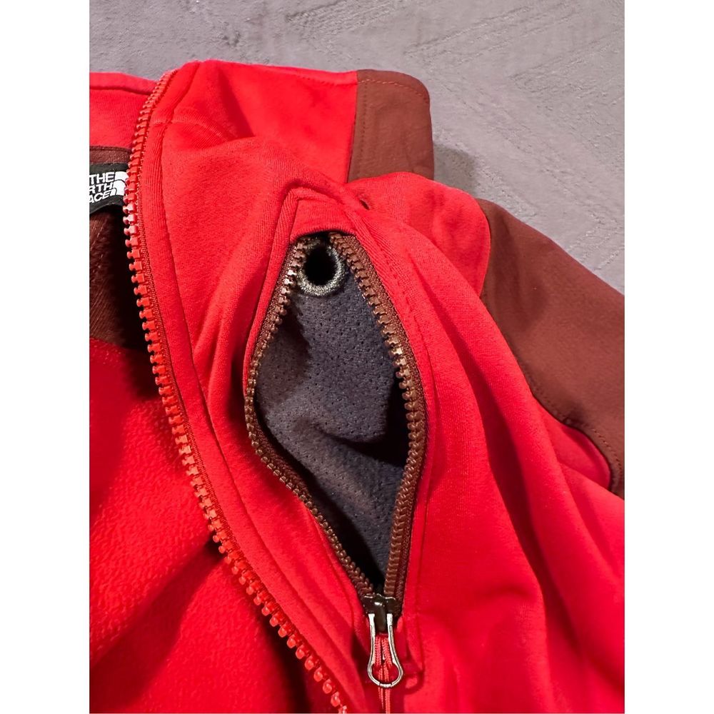 The North Face Soft Shell Apex Bionic Jacket A0909 Cordovan / TNF Red - Men’s L - Picture 12 of 12